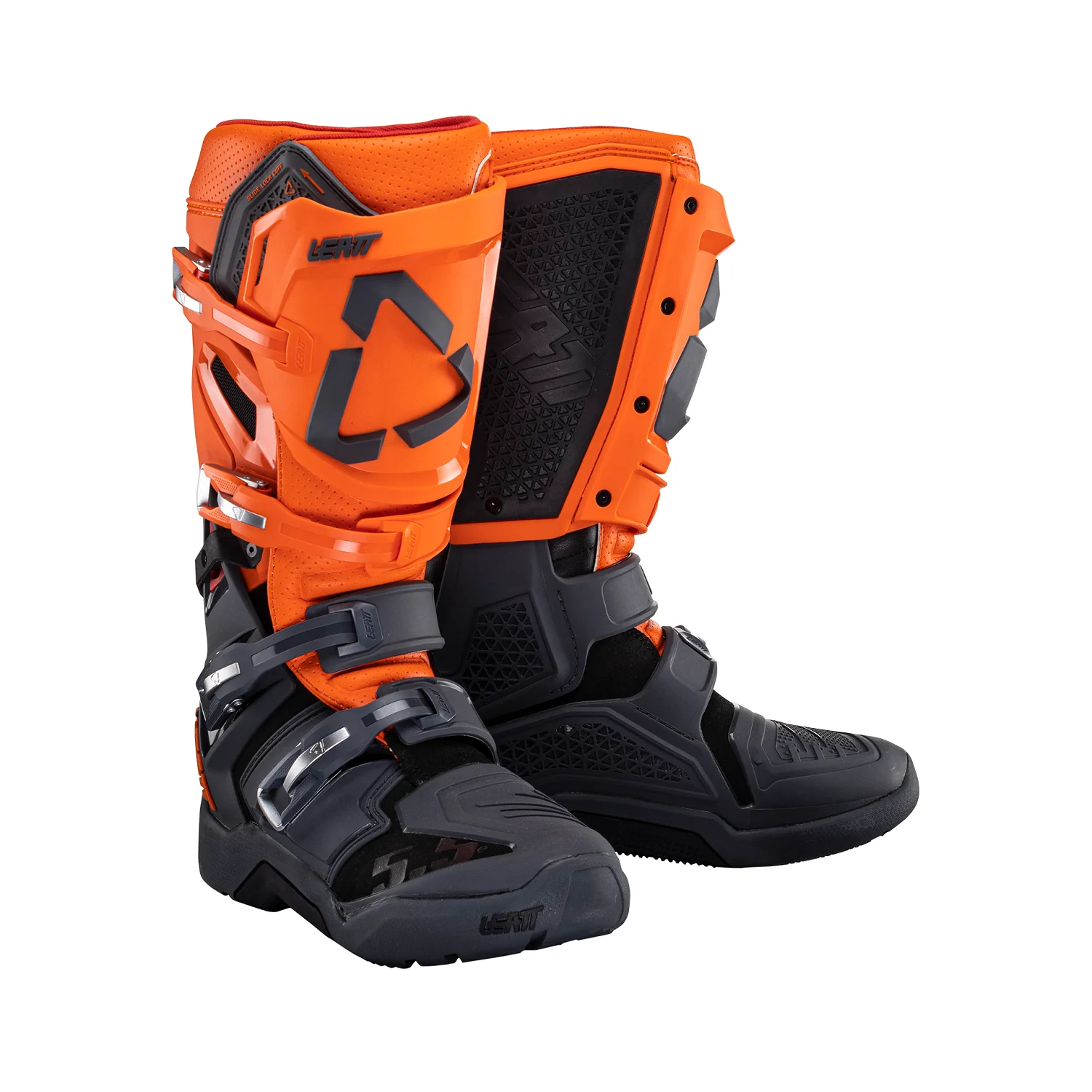 Bota Leatt 5.5 Flexlock Enduro Laranja/Cinza - Spinelli Motos Boutique Bota Leatt 5.5 Flexlock Enduro Laranja/Cinza - Spinelli Motos Boutique